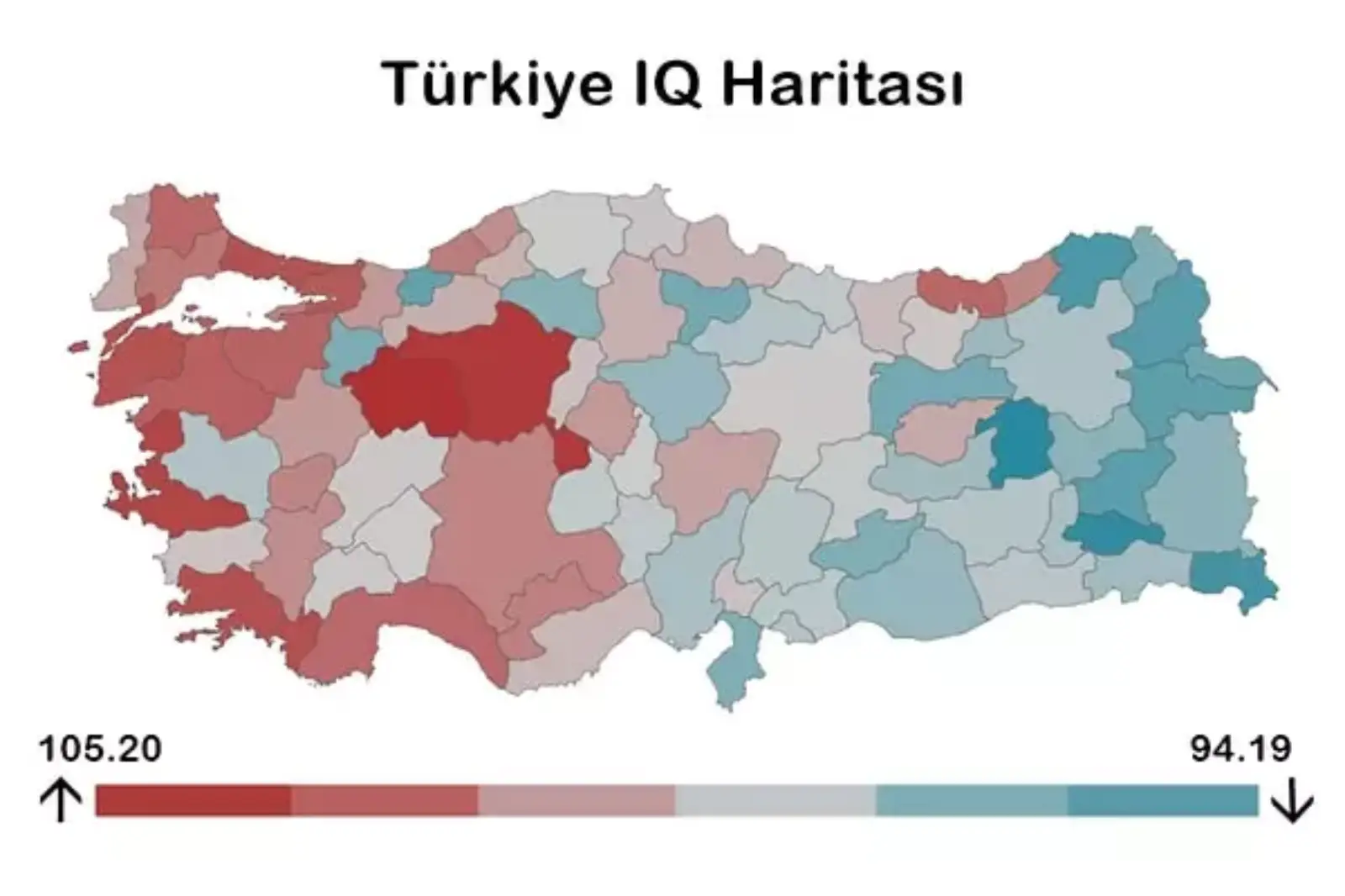 Türkiye'nin En Zeki Şehirleri Sıralamasında Elazığ Kaçıncı Sırada? Türkiye'nin IQ Testi Sıralaması