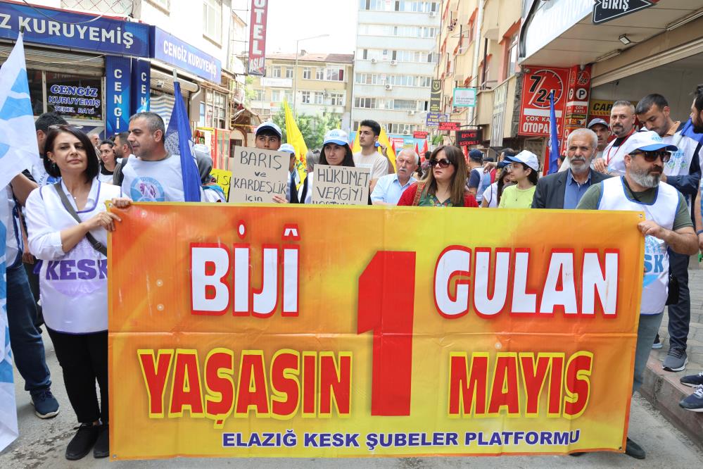 Elazığ'da 1 Mayıs Emek ve Dayanışma Günü Coşkuyla Kutlandı